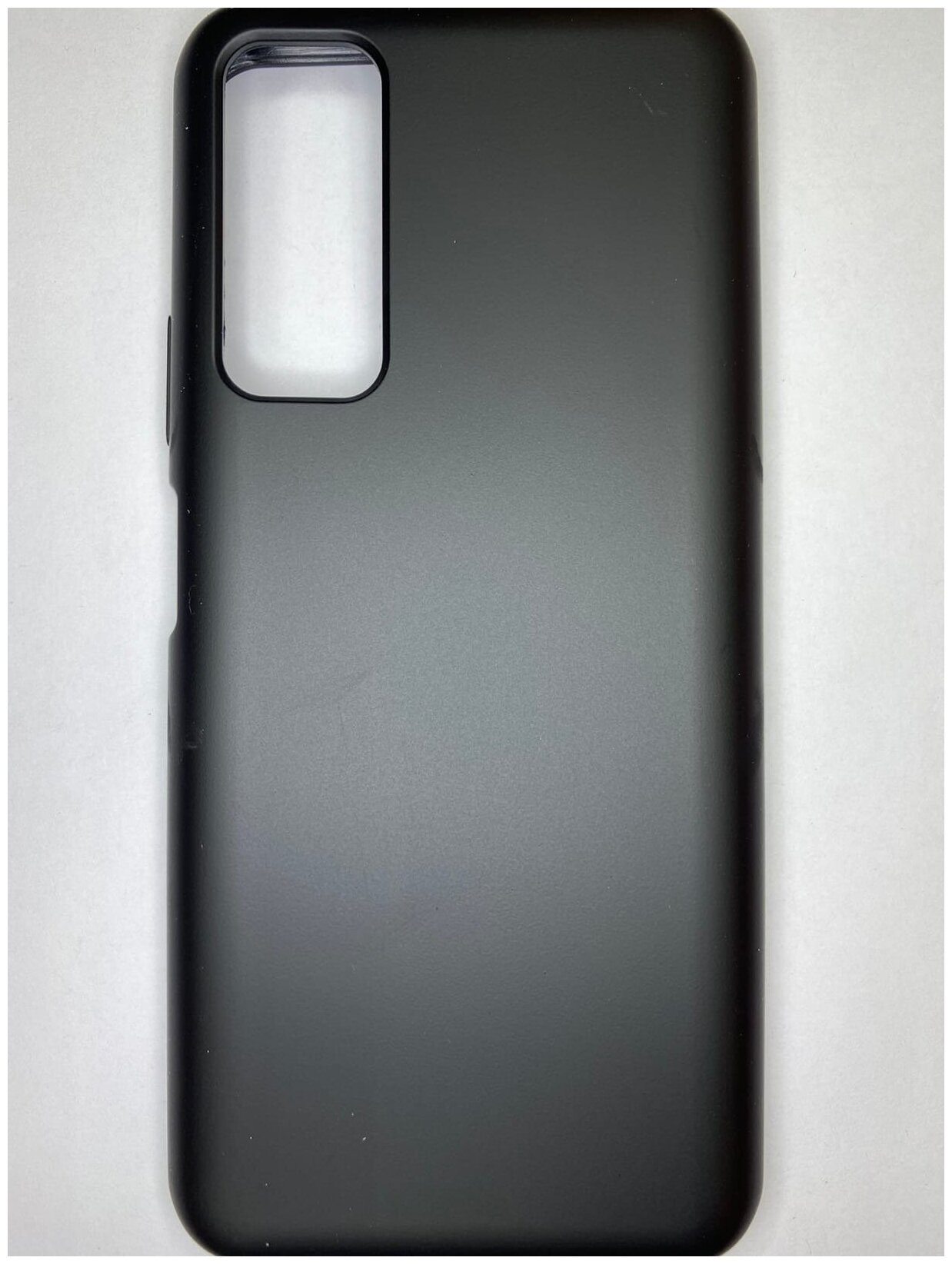 Матовый силиконовый чехол на Huawei P Smart 2021 / Y7A, черный