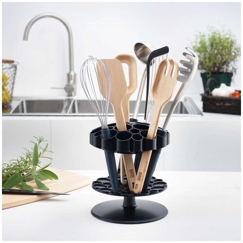 Подставка для столовых приборов, органайзер для кухонных принадлежностей, подставка для ложек, держатель кухонный