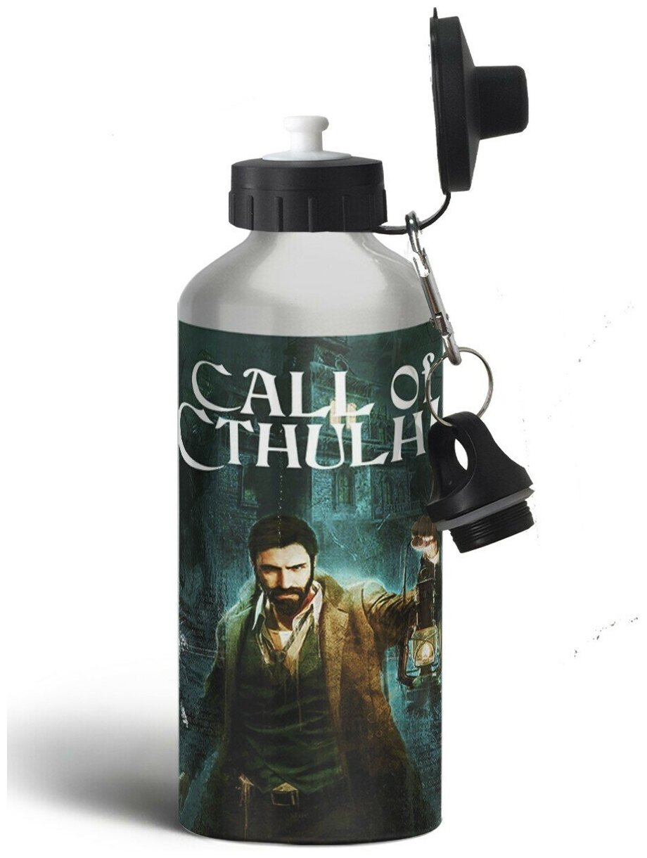 Бутылка спортивная, туристическая фляга Call of Cthulhu - 1