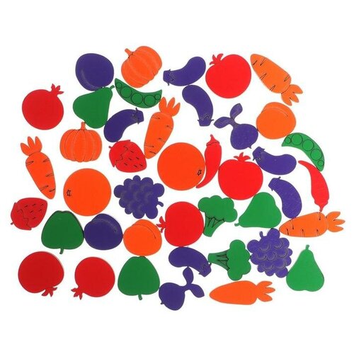 Дополнительный набор цветных деталей для Сундучка Фрукты-Овощи 536₽