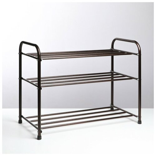 Подставка для обуви 3 яруса 6532485 см цвет медный антик 2668₽