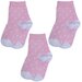 Комплект из 3 пар детских носков RuSocks (Орудьевский трикотаж) рис. 02, розовые, размер 9-10