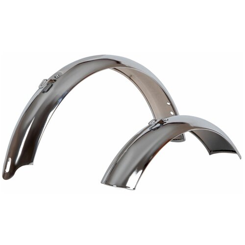 фото Крылья велосипедные stg 14", без крепежа, сталь, хром