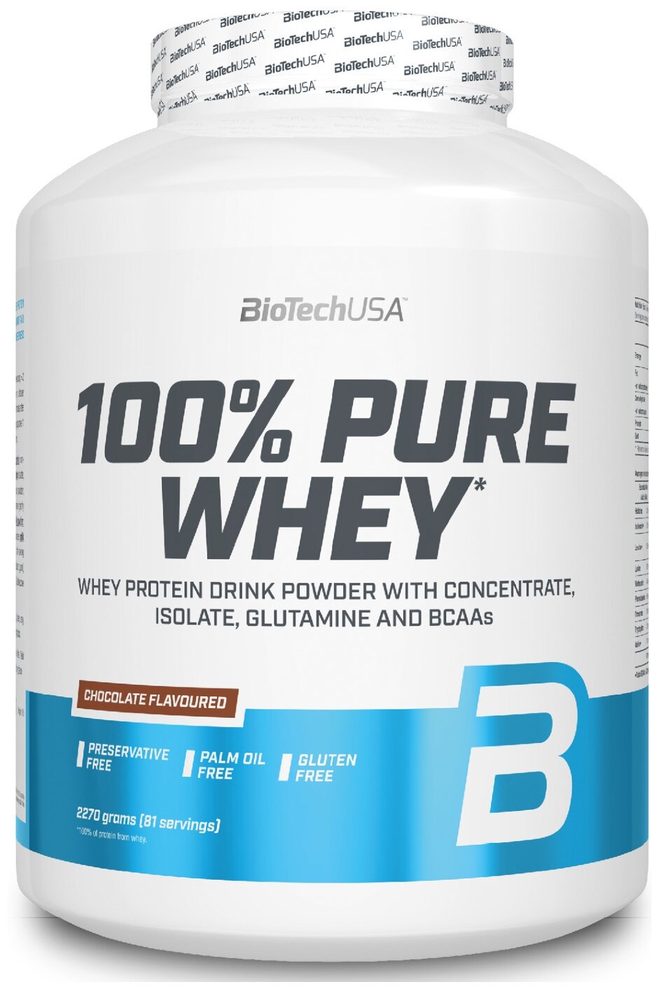 BioTechUSA 100% Pure Whey 2270 гр (BioTechUSA) Шоколад