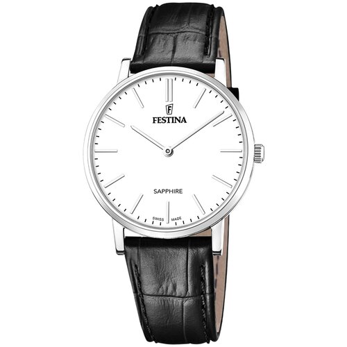 Наручные часы FESTINA, серебряный, черный наручные часы festina черный серебряный