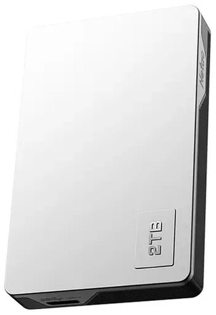 Внешний жесткий диск Netac 2Tb K338 silver-grey (NT05K338N-002T-30SL)