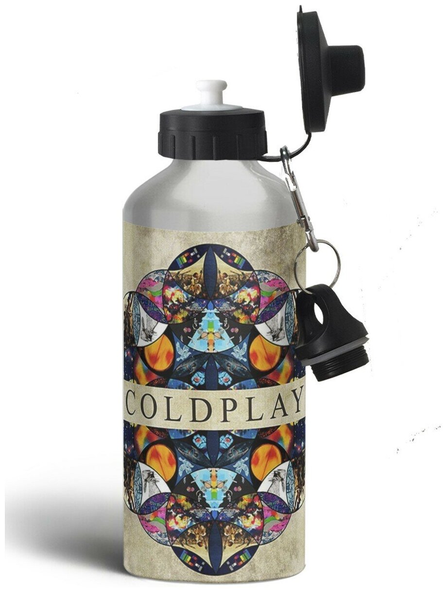 Бутылка спортивная,туристическая фляга, 500мл Coldplay - 3