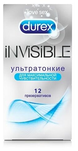 Презервативы Durex (Дюрекс) Invisible ультратонкие 12 шт. doodle Рекитт Бенкизер Хелскэр (ЮК) Лтд - фото №11