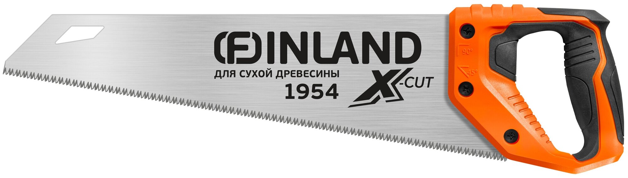Ножовка для сухой древесины 400 мм FINLAND, 1954 - фотография № 6