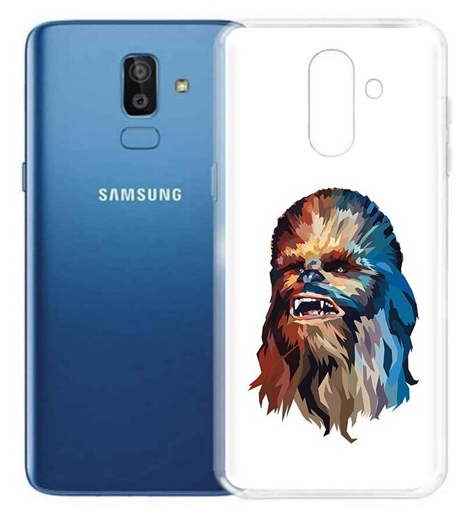 Чехол задняя-панель-накладка-бампер MyPads star wars звездные войны для Samsung Galaxy J8 2018 (SM-J810) противоударный - фотография № 1