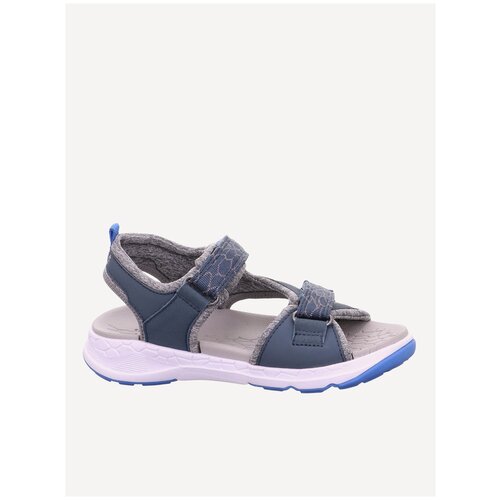 фото Туфли летние открытые superfit, для мальчиков, цвет синий, размер 30