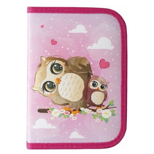 Пенал пифагор, 1 отделение, полиэстер, 19х13 см, 