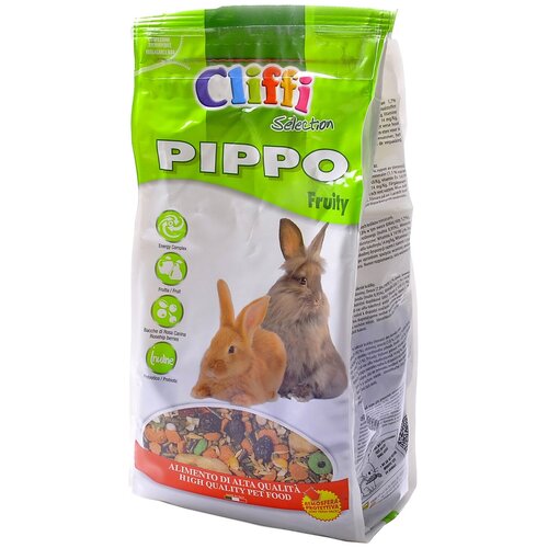 Cliffi корм с фруктами для кроликов, Pippo Fruity SELECTION, 800 г