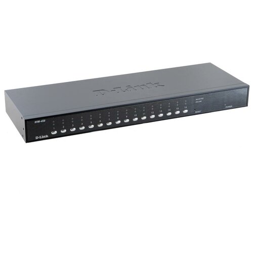 Переключатель D-Link KVM-450 16-портовый переключатель KVM с портами PS2/USB