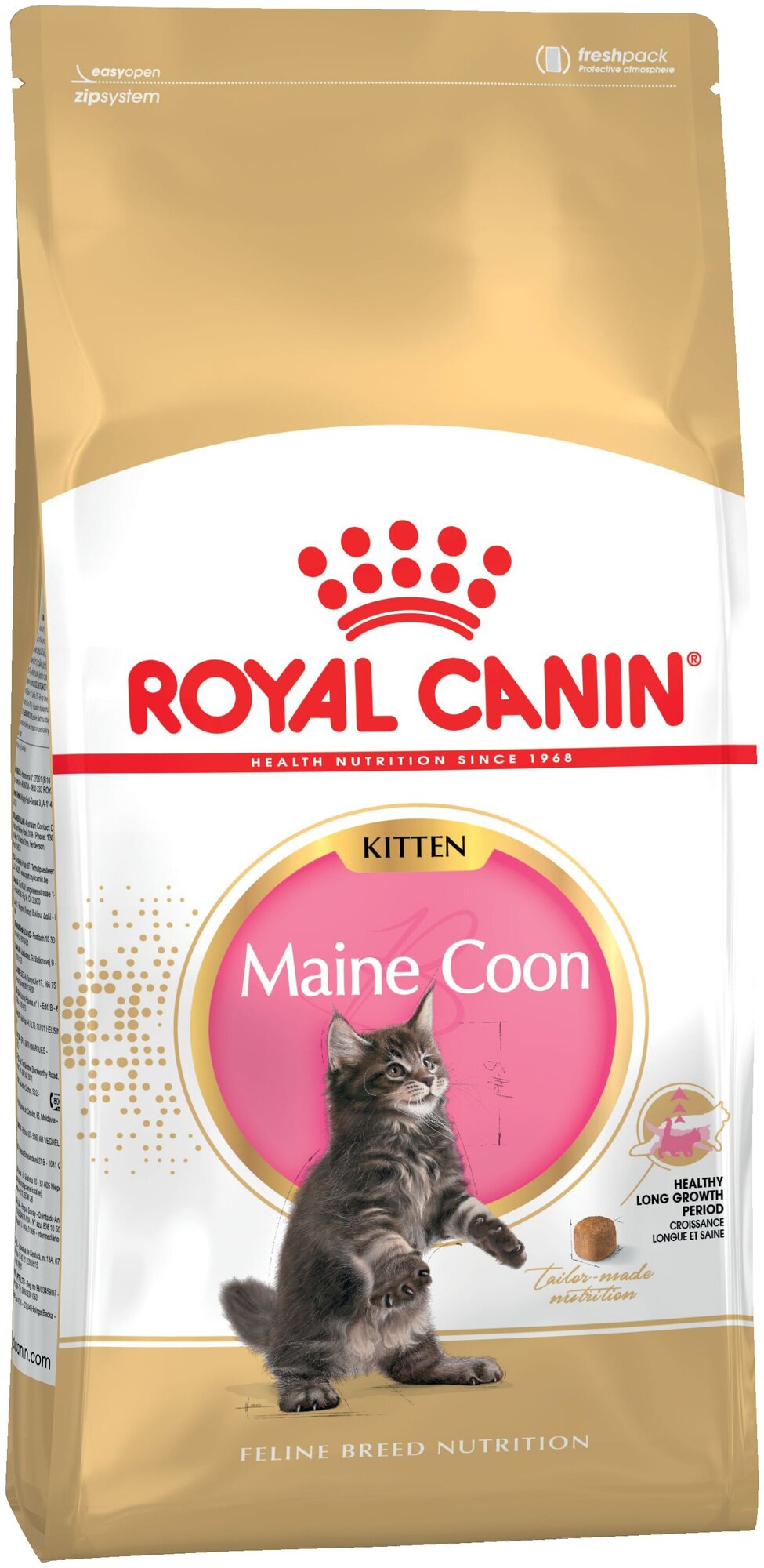 Корм Royal Canin Maine Coon KITTEN для котят породы мейн кун 3-15 мес, 400 г