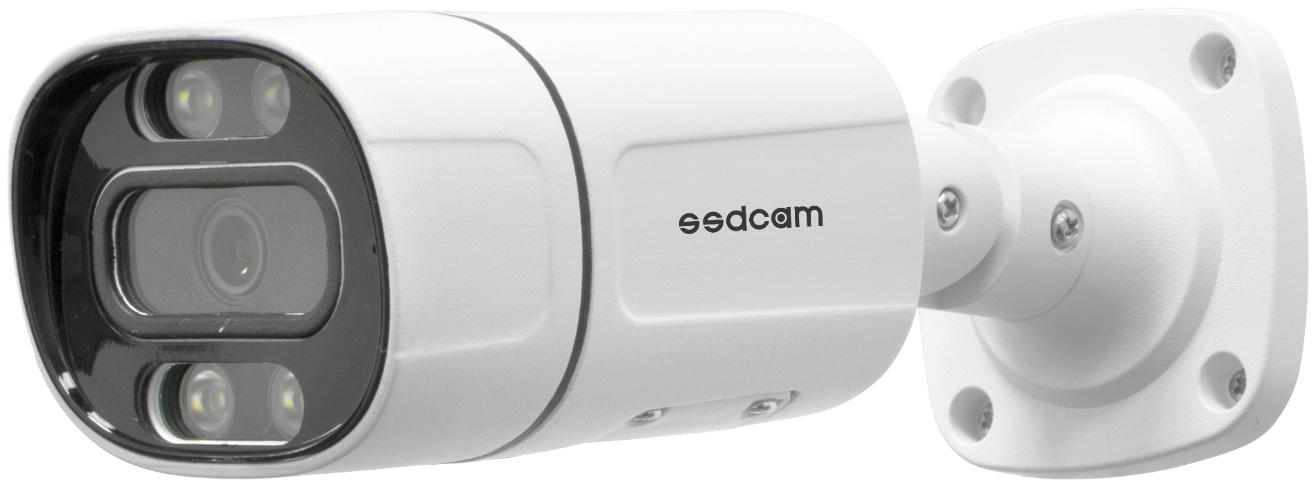 IP видеокамера 4 мегапикселя с двойной подсветкой Full Color (Dual Lite) SSDCAM IP-129FC с поддержкой POE и аудиовходом