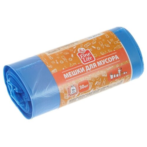 Мешки для мусора FINE LIFE 35 литров, 30 шт - Abm