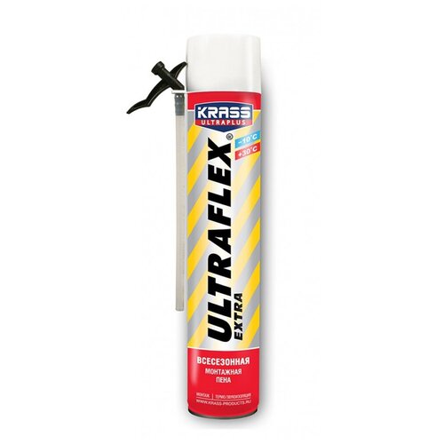 Бытовая монтажная пена Krass Ultraflex, всесезонная krass ultraplus очиститель для пен ultraflex