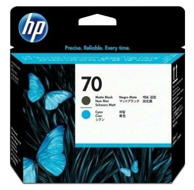 Печатающие головки Hewlett-Packard C9404A (HP 70) Matte Black / Cyan