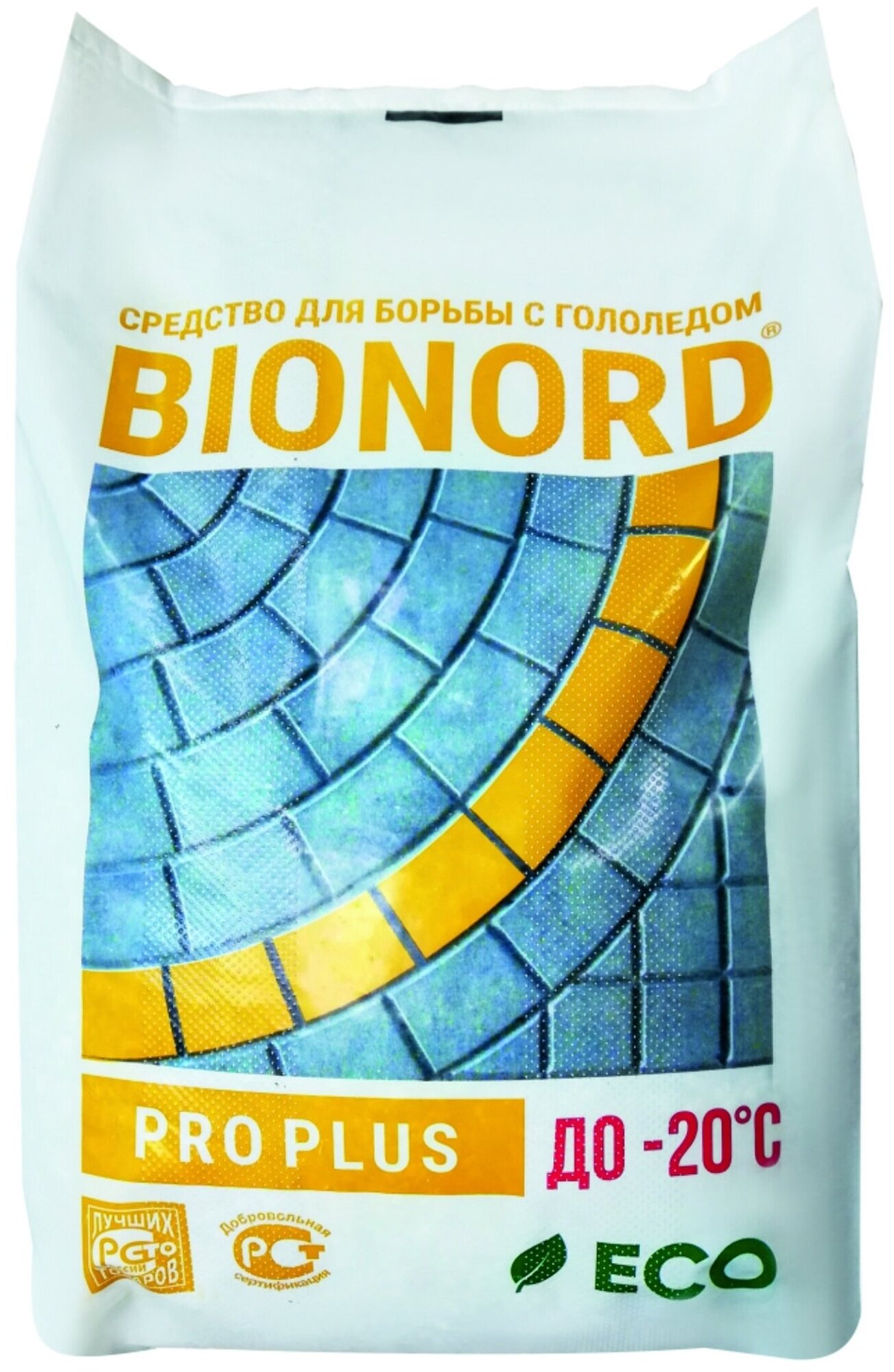 Антигололедный реагент Бионорд Pro Plus 23 кг