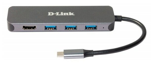 Разветвитель USB 30 D-link DUB-2333A1A 3USB30 USB-CPD30 HDMI