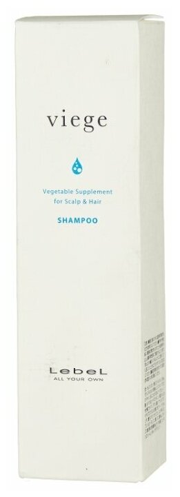 Lebel viege shampoo - Шампунь восстанавливающий для волос и кожи головы 240 мл