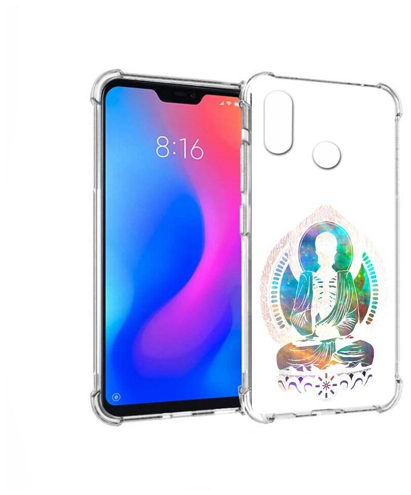 Чехол задняя-панель-накладка-бампер MyPads умный скелет для Xiaomi Redmi 6 Pro/Xiaomi Mi A2 Lite противоударный