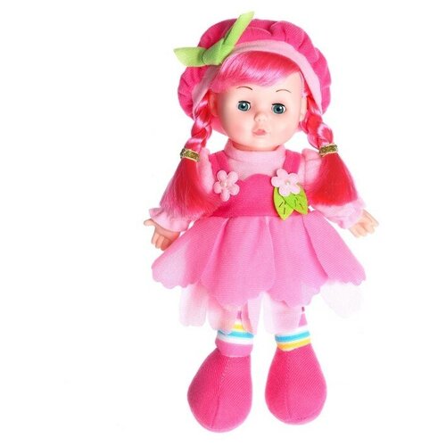 Кукла мягконабивная КНР Малышка Мэри, 31 см, со звуком, в платье (7042182) кукла мягконабивная кнр малышка мэри 31 см со звуком в платье 7042182