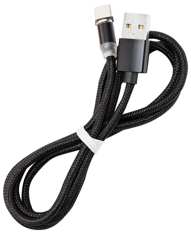 Кабель SMART BUY USB - Type C черный 1.0 м 2 А магнитный наконечник