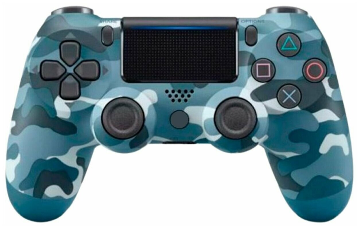 Беспроводной геймпад джойстик для PS4 Синий Хаки совместим с PlayStation 4