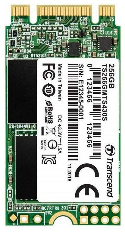 Накопитель SSD M.2 2242 Transcend TS256GMTS430S