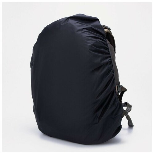 Чехол на рюкзак, 18*32*60, 60л, цвет черный, текстиль, защитный чехол чехол на рюкзак 32 18 68 60л черный 7651693