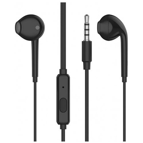 Наушники внутриканальные Earldom ET-E48 силикон микрофон кнопка ответа кабель Jack 35 12м цвет чёрный 24700₽