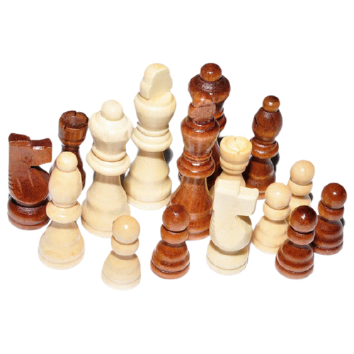 Фигуры шахматные (лакированные, деревянные): 3.0.