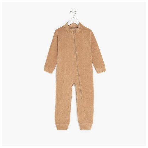 фото Комбинезон детский юниор текстиль, цвет бежевый, рост 104-110 см