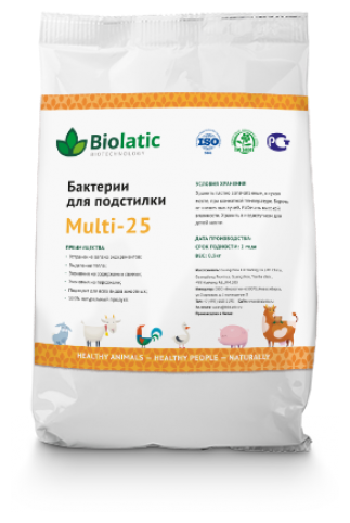 Бактерии для подстилки Biolatic multi-25 1 кг