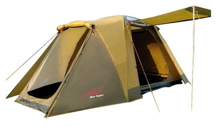 Палатка 6-местная FANTOM 6-местная, (2 слоя) дуги стекловолокно, вес 9 кг. X-ART1860 (Хаки)