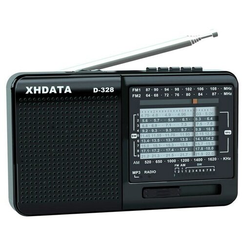 Радиоприемник XHDATA D-328 чёрный 237000₽