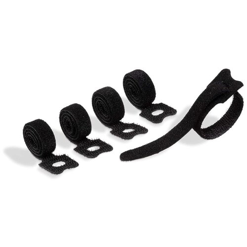 Лента на липучке для фиксации кабеля DURABLE CAVOLINE GRIP TIE, 200х10мм, 5 шт./уп., черный