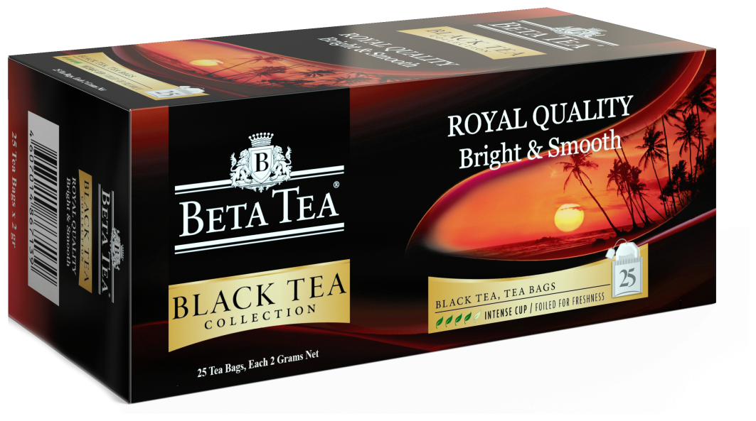 Beta Tea Чай в пакетиках Чёрный Королевское качество 25 шт