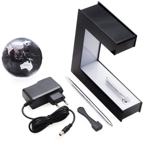 Левитирующий глобус Best Time, светильник, ночник с LED подсветкой и ручкой-указкой
