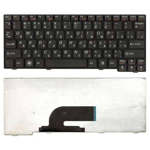 Клавиатура для ноутбука Lenovo IdeaPad S10-2, S10-3C черная клавиатура для ноутбука lenovo ideapad s9 s10 белая