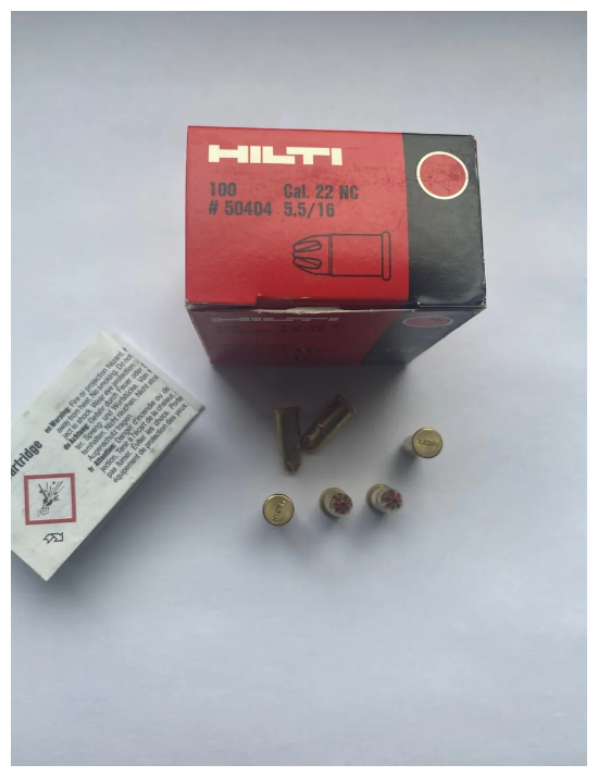 Монтажные патроны HILTI 5.5/16 Cal. 22 Красные (100шт/упак) - фотография № 2