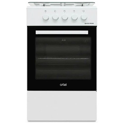 Комбинированная плита ARTEL APETITO 50-00 E белая 50 см газовая с электрической духовкой 1910000₽