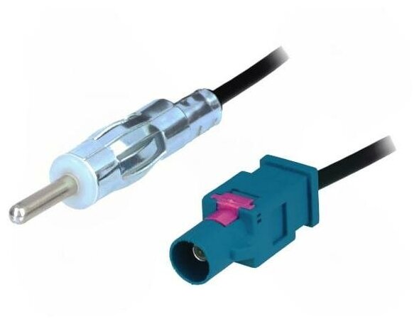 Антенный переходник 4CarMedia ZRS-GOLFV-DIN, Антенный переходник, вилка DIN,гнездо Fakra, 1шт