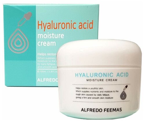 Alfredo Feemas Hyaluronic Acid Moisture Cream Увлажняющий крем для лица с гиалуроновой кислотой, 100 мл