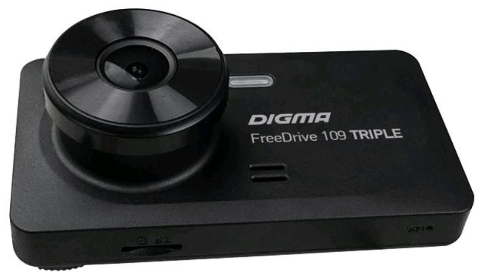Видеорегистратор DIGMA FreeDrive 109 TRIPLE, черный [fd109t] - фото №5