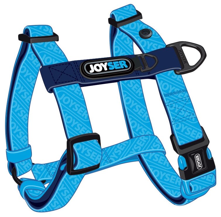 Шлейка JOYSER Walk Base Step-in Harness для собак, L голубая 8019 — фото 1