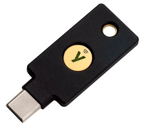 Аппаратный ключ аутентификации YubiKey 5C NFC