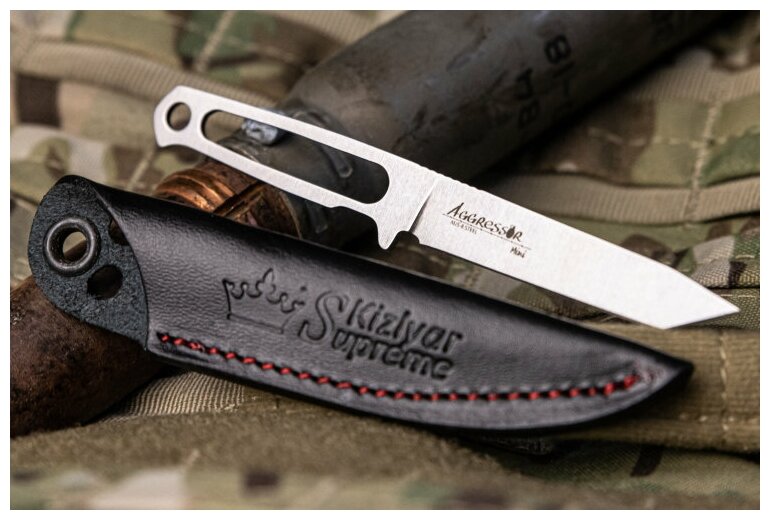 Kizlyar Supreme Туристический нож Aggressor Mini сталь AUS-8 StoneWash 4610094290384